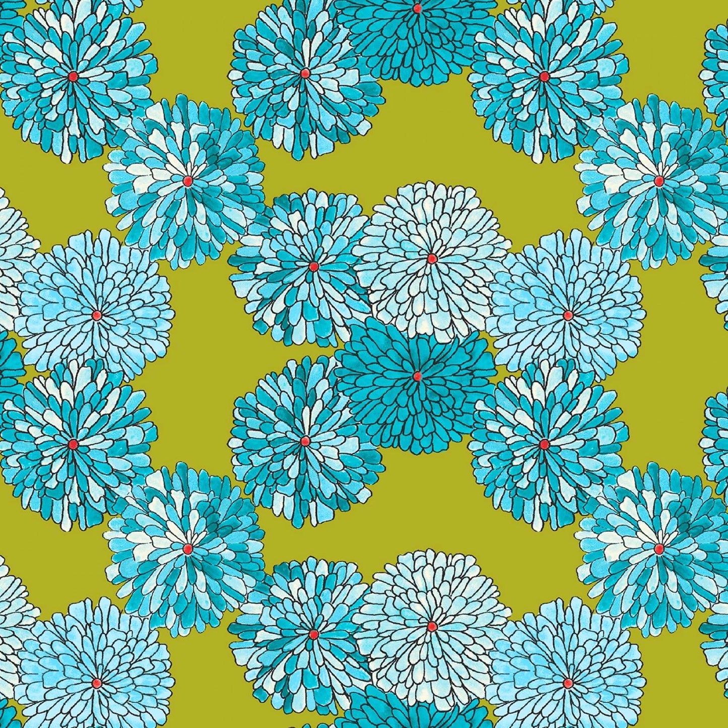 Windham Happy Chances Mums Lime 52694-7