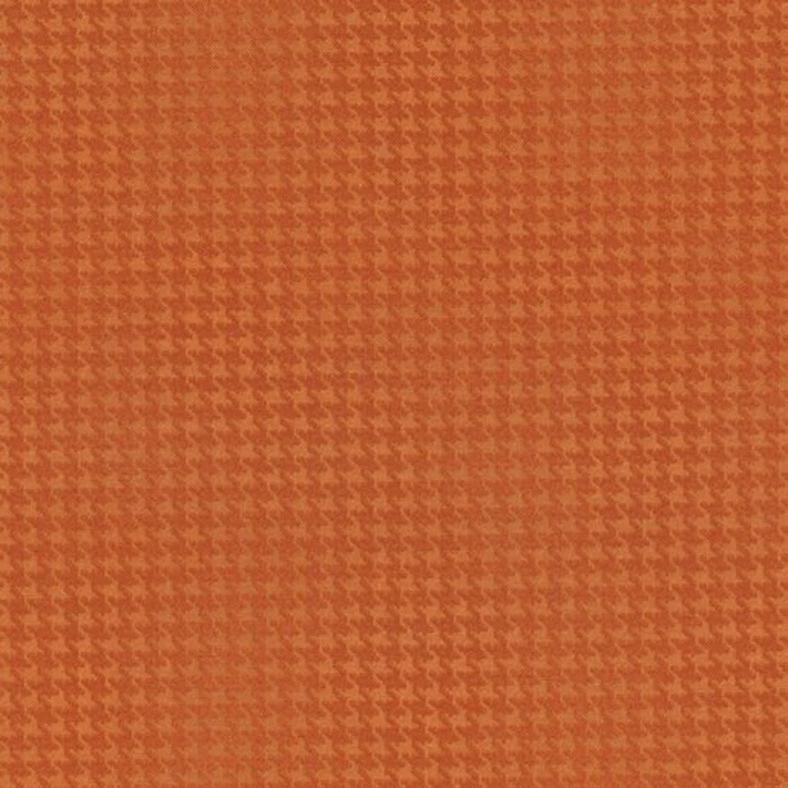 Benartex Fabrics Blushed Houndstooth Orange 07564-39