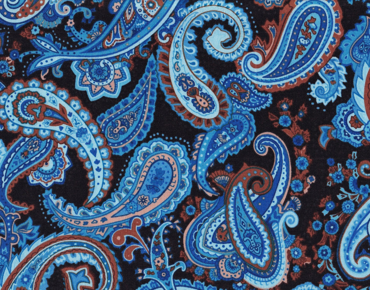 Lady Katheryn Fabri-Quilt #9301 Blue Paisley