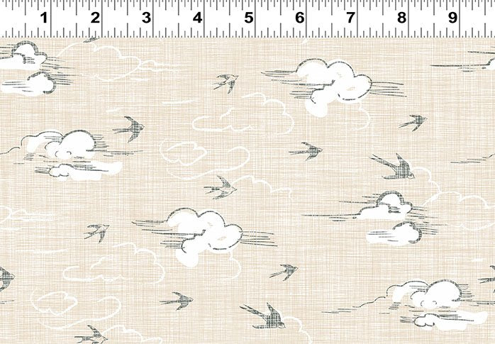 Clothworks New Earth Light Khaki Y3349-11
