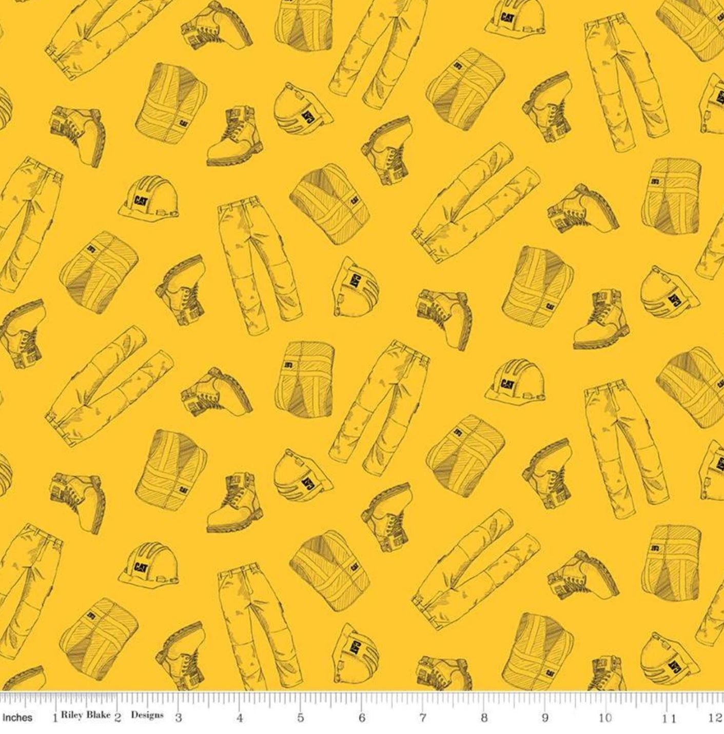 Riley Blake Yellow Garb C9102