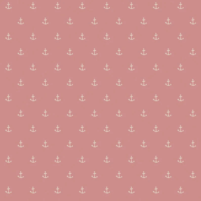 Art Gallery Enchanted Voyage Anchors Nautique Spell Blush ENV-71781