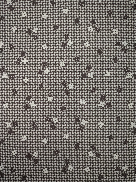 Riley Blake Stitch Houndstooth Steel C10934