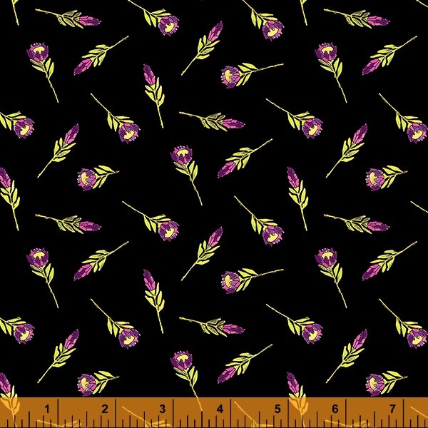 Windham Happy Chances Single Stems Black 52696-2