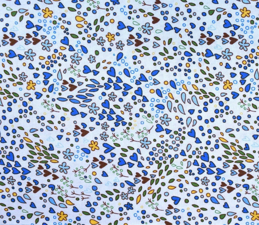 8295 Benartex Designer Fabrics Bird Song in Blue 13504
