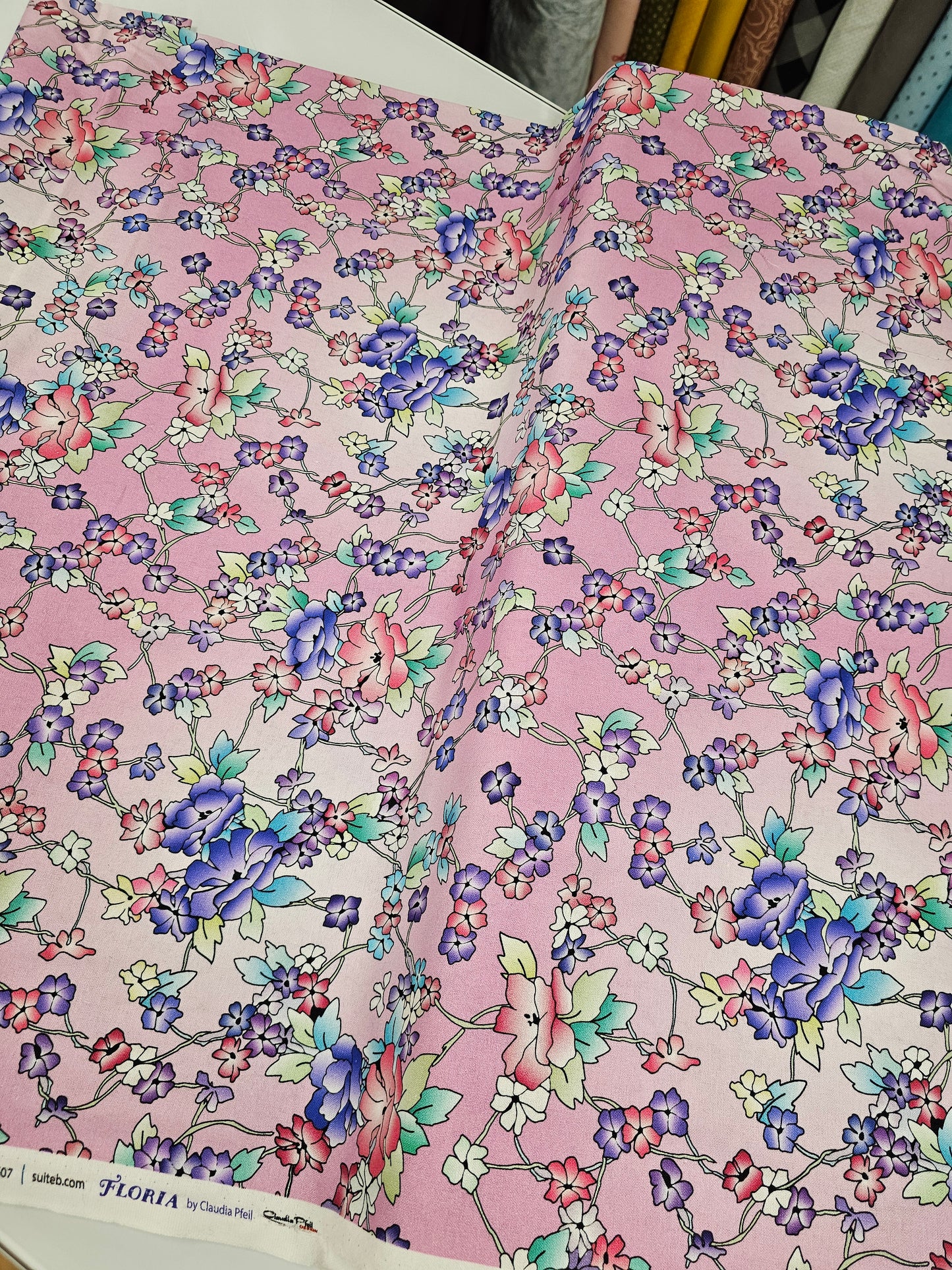 Suite B for Island Batik Floria Large Floral Carnation 622002310CP