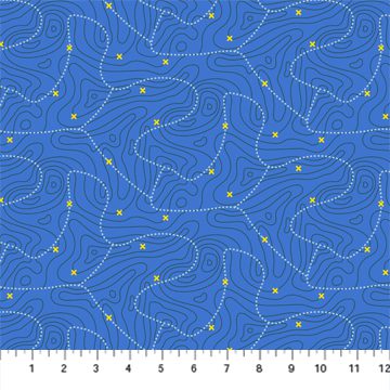 Figo (a division of Northcott) Around the Campfire Maps Blue 90412-42