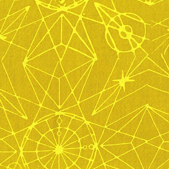 Andover Batik Observatory by Alison Glass AB 8689-Y Chartreuse