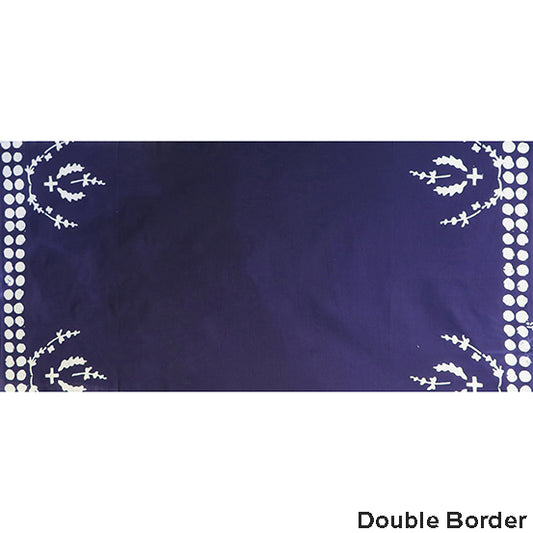 Andover Batik Handcrafted Indigos Double Border Print by Alison Glass AB-7818-IB