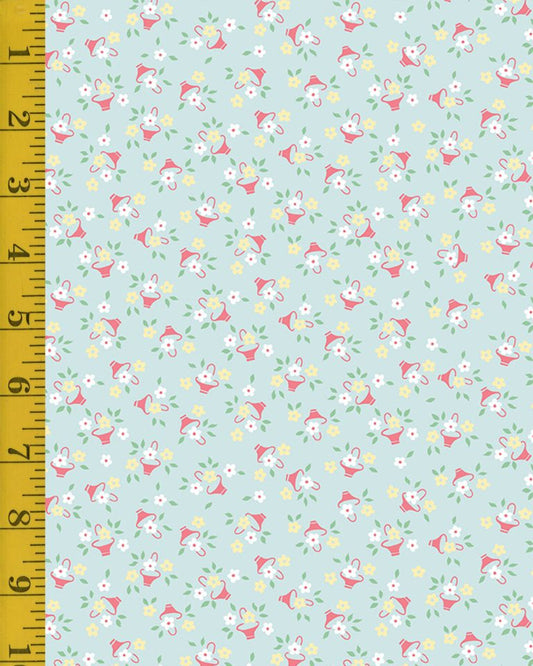 Riley Blake Easter Parade Baskets C11575 Sky