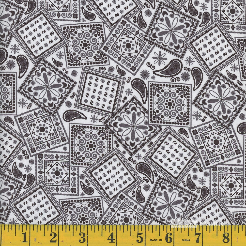 Mook Bandana Bonanza White