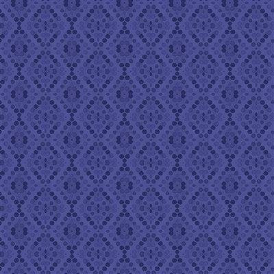 Clothworks Painted Patchwork Geo Tonal Purple