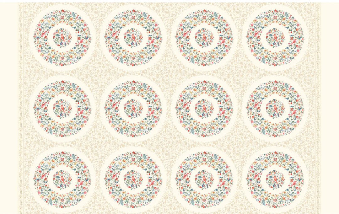 Maywood Studio Fabric Lovely Bunch Cream MAS10270-E