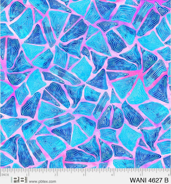 P&B Textiles Wild Animals Blue 04627