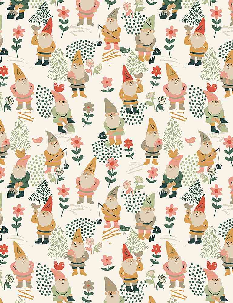 Dear Stella Pot It Like It's Hot Garden Gnomes 1863 Cream