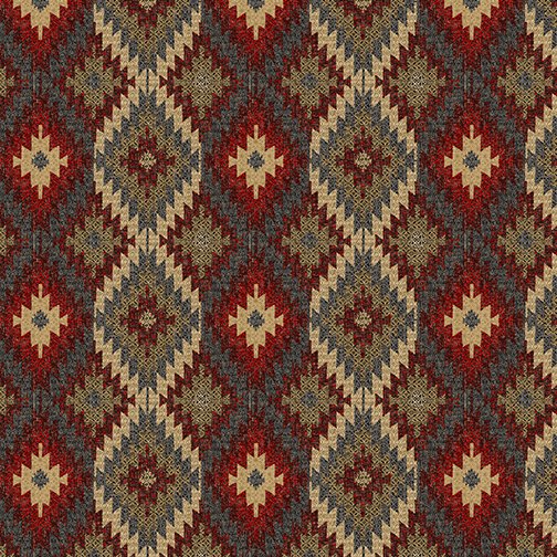 Benartex Rustic Journey Rustic Lodge Red 01652-10