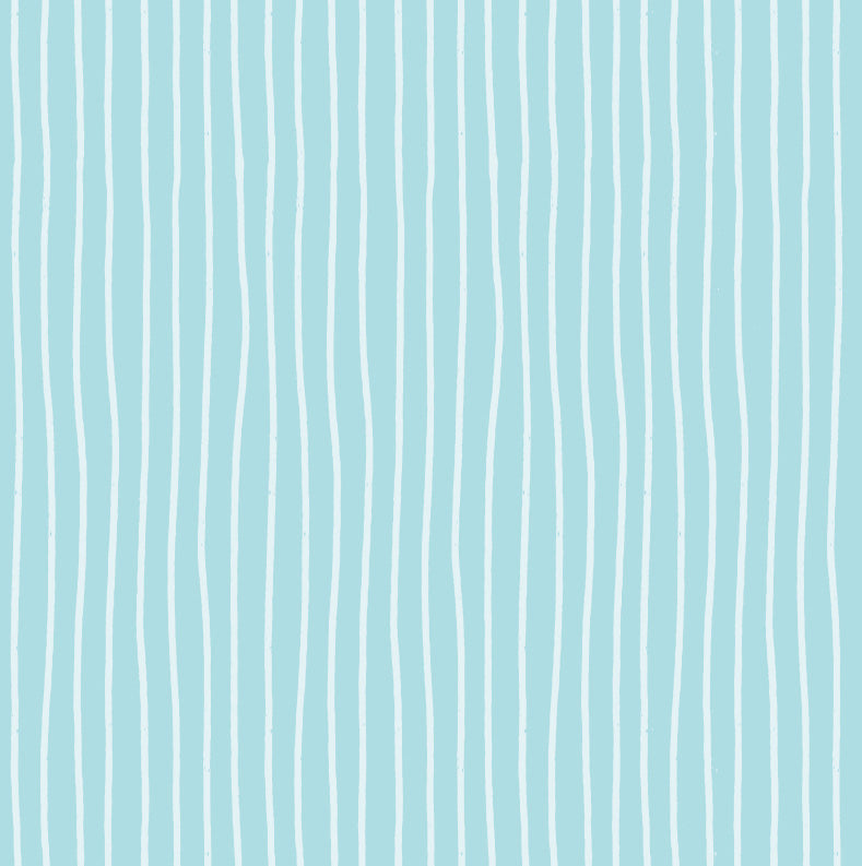 Suite B for Island Batik Blooming Stripe Teal Scuba 922105910KC