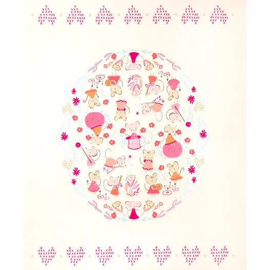 Art Gallery Tails & Threads Mending Hearts Panel TAT-39914