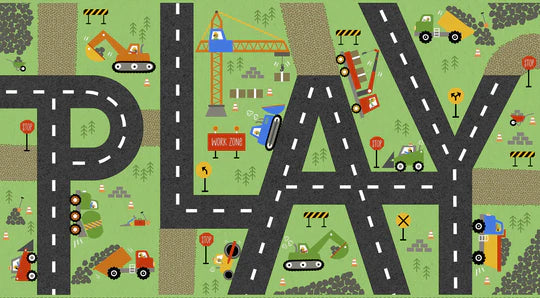 Clothworks Play Zone Y3271-24 Olive Panel