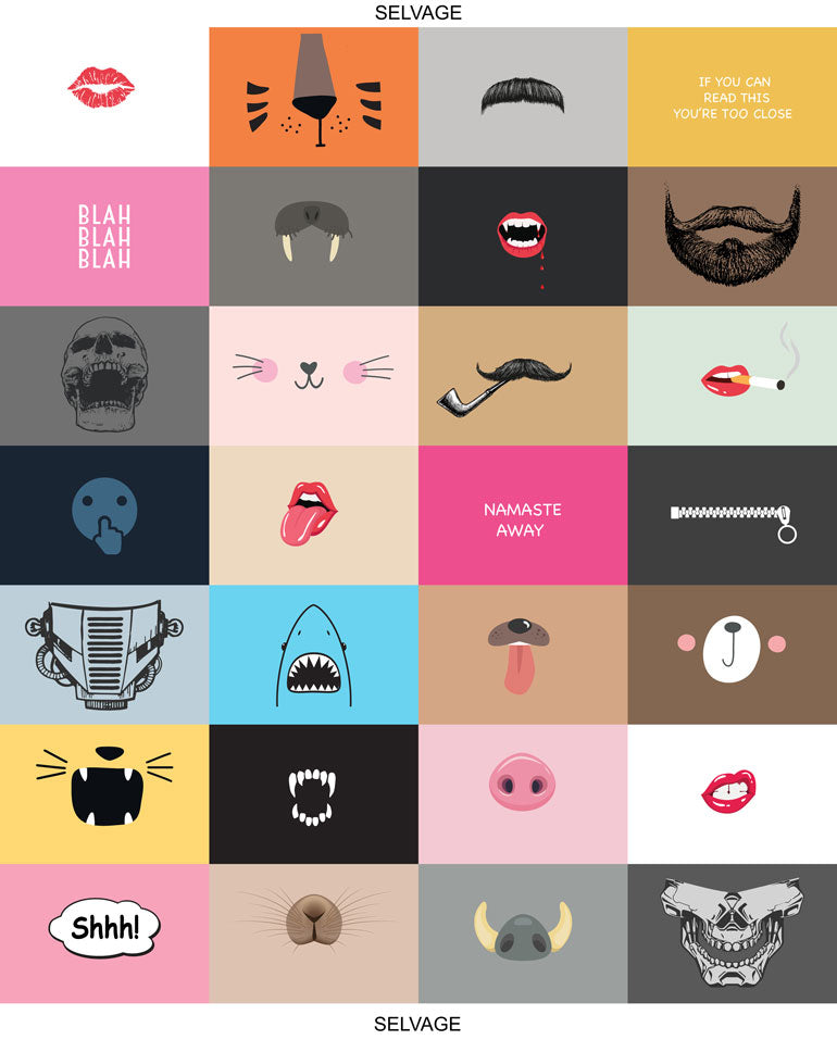 Dear Stella Masquerade Panel PSTELLA-D1726