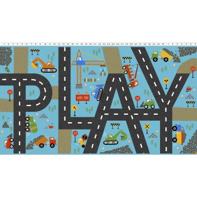 Clothworks Play Zone Y3271-97 Light Sky Panel