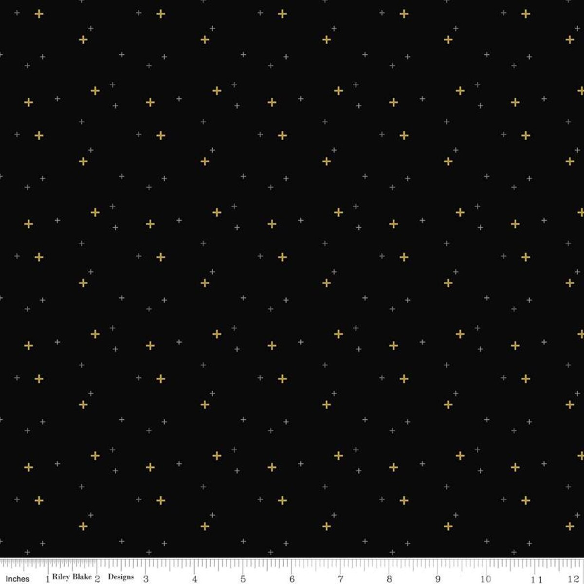 Riley Blake Sparkler Black SC650