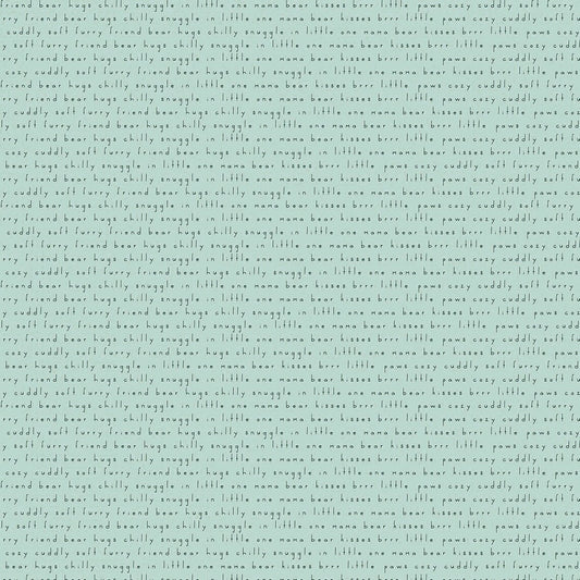 Riley Blake Nice Ice Baby Cuddles Mint C11603