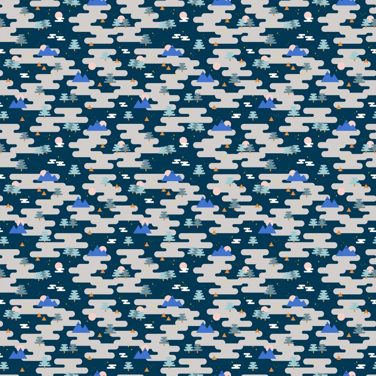 Figo (a division of Northcott) Around the Campfire Campground Navy 90407-45