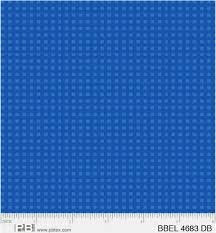 P&B Textiles Baby Beluga Checks Dark Blue 04683-DB
