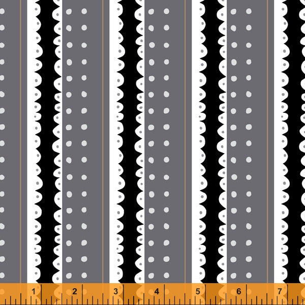 Windham Sew Good Binding Stripe Dark Gray by Deborah Fisher 52887-14