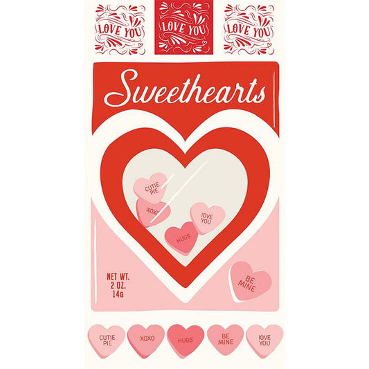 Riley Blake Fabrics Panel Sweethearts P15507 **