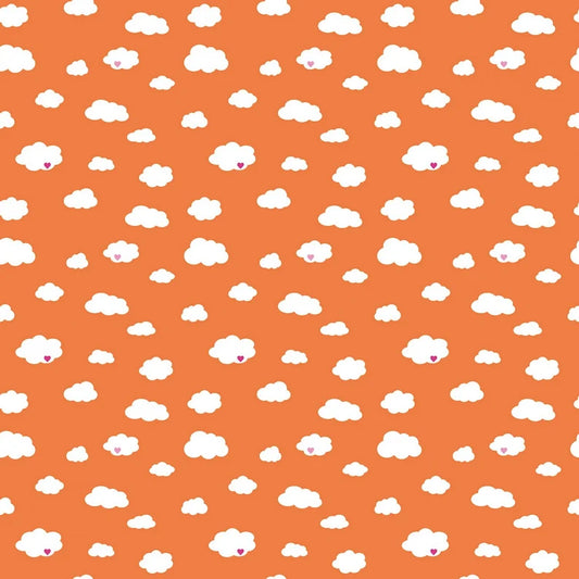 Riley Blake Dream Clouds C10771 Melon