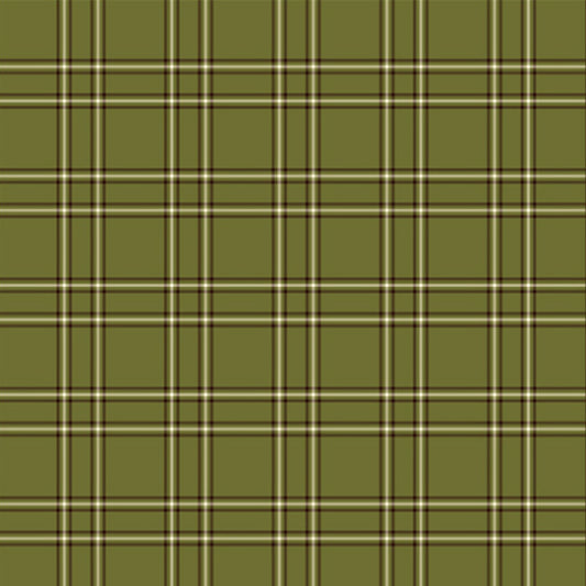 Suite B for Island Batiks Quilted Christmas Plaid Green Avacado 922152665SB