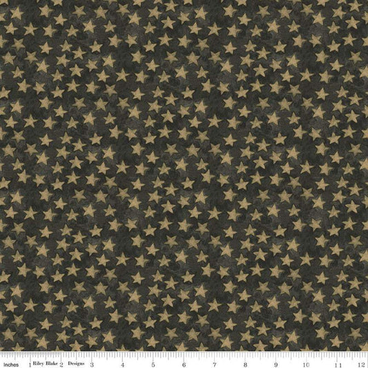 Riley Blake Halloween Whimsy Stars C11824 Parchment