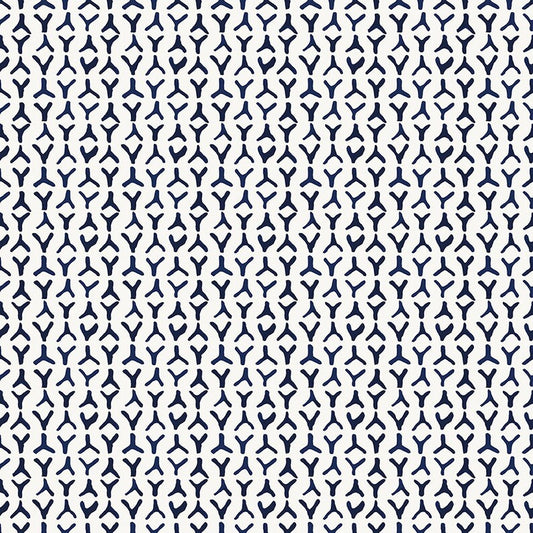 Riley Blake Watermark Storm Y's Y Shapes C11326 White