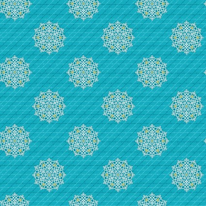 Benartex Spring Song Medallion Rain 10374-82