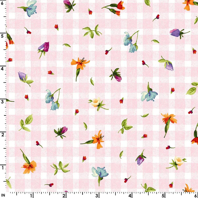 Maywood Studio Bloom On Ditsy Floral Pink MAS10076-P