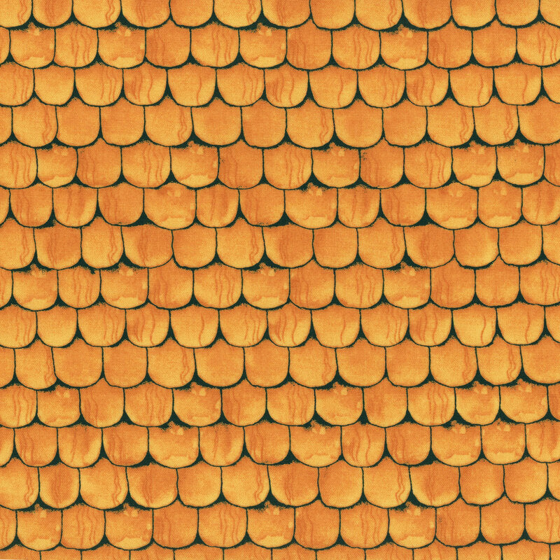 Riley Blake Pumpkin Patch Orange Raise The Rooftop C14577