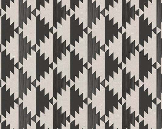 $5/yard $35/BOLT Black and White Nordic Mirrored