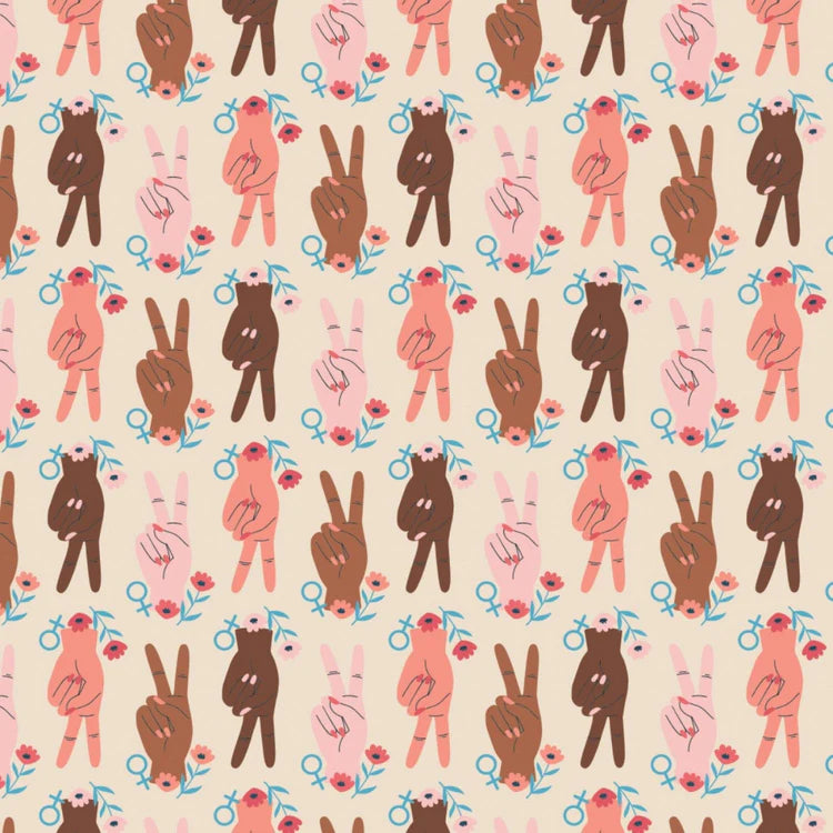 Camelot Fabrics Stronger Together Peace 21190516-01