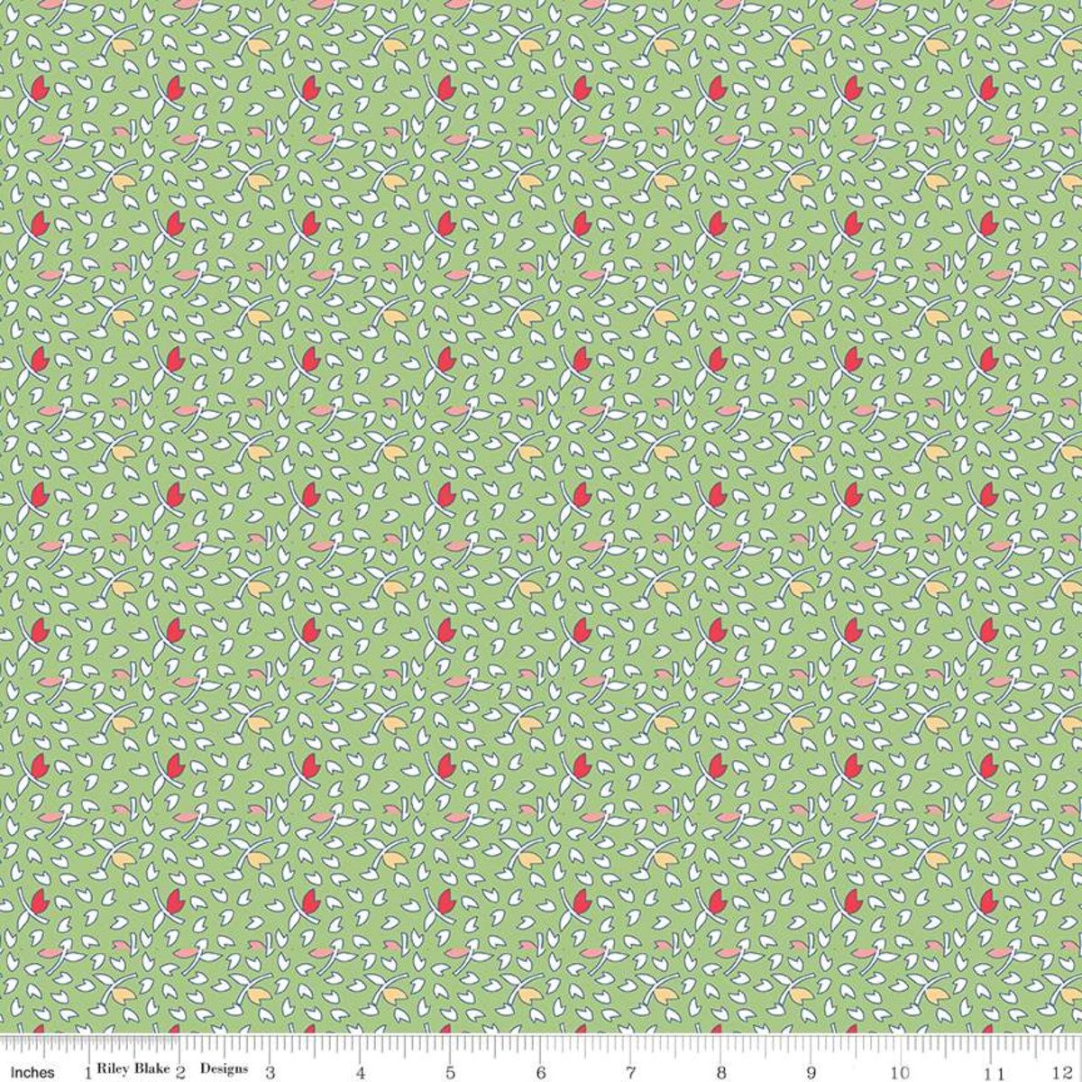 Riley Blake Vintage Happy 2 Green C9141