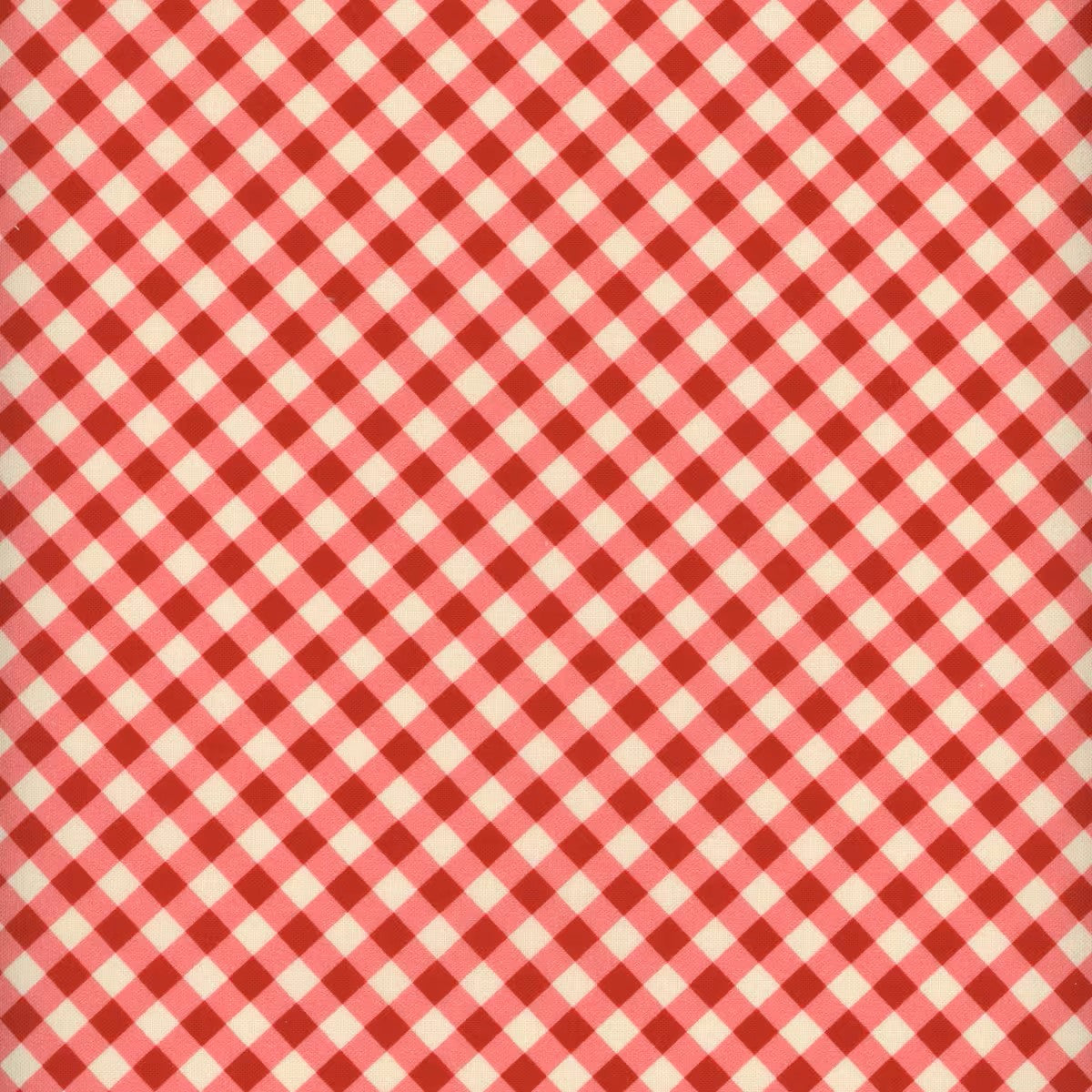 Timeless Treasures Gingham Red Cherry CD-1550