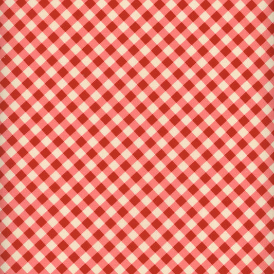 Timeless Treasures Gingham Red Cherry CD-1550