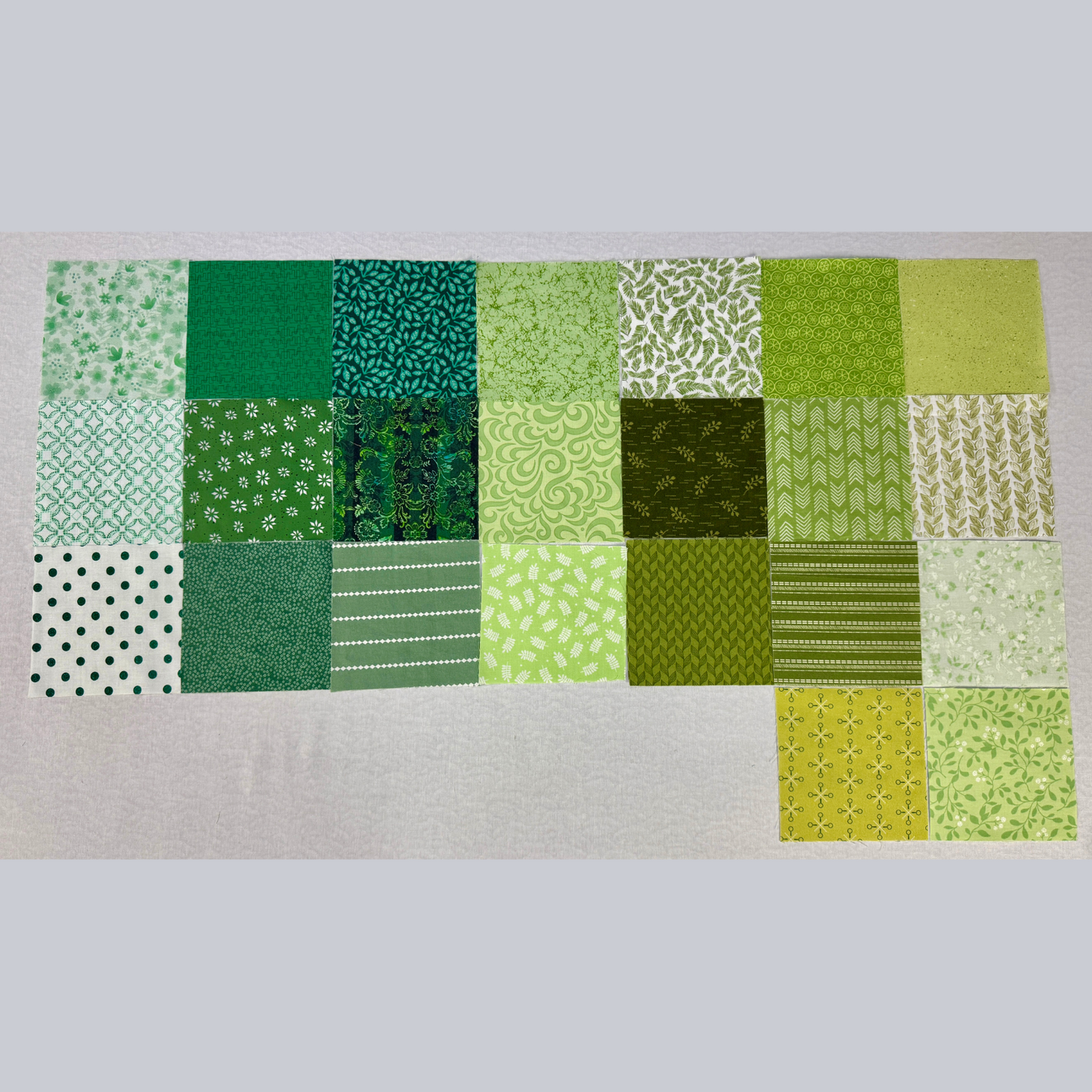 Green With Envy 5" Charm Pack Squares Exclusive 42 Piece Pre-Cut