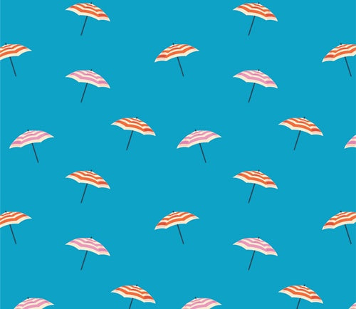 Art Gallery Sunburst Seas The Day Crisp Umbrellas SUN-16443