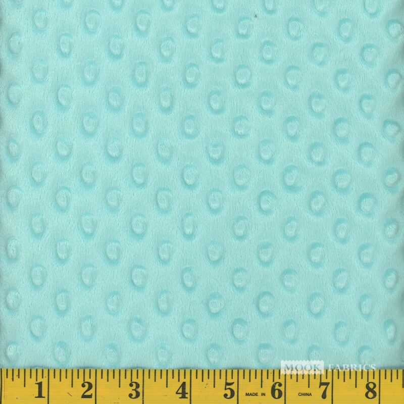 5019 Mook Fabrics Softee Dot Minky Solid Teal 38554
