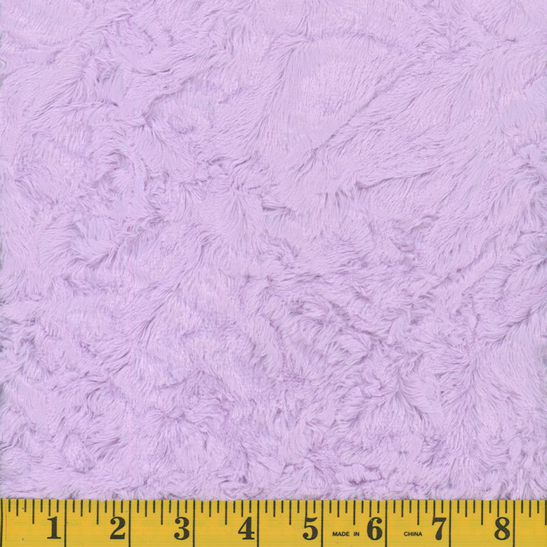 5022 Mook Fabrics Crushed Minky Fleece Lilac 68779