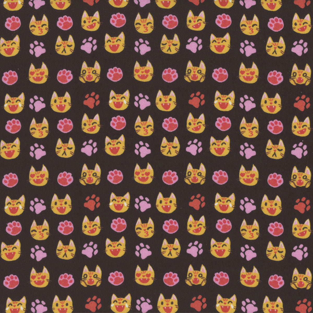 Dear Stella Cat Call Emojis Black Stella-DMB2322