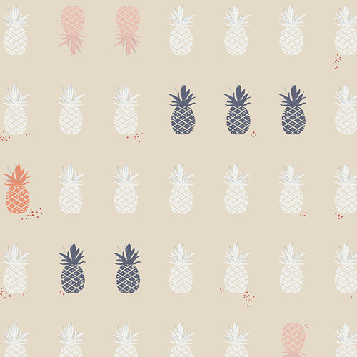 Art Gallery Fabrics Charleston Ananas Cream Pineapple CHA-51704