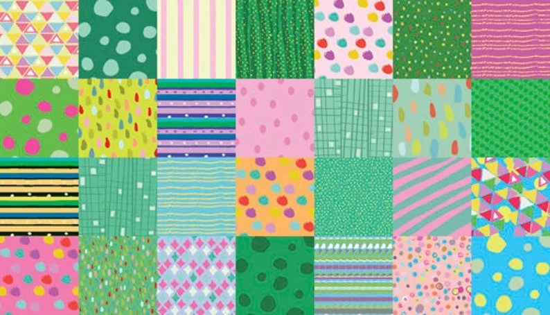 QT Fabrics Turnowsky Dapper Dachshunds Patchwork Green 28932x